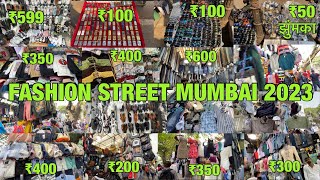 Fashion Street Market Mumbai  Itna Sasta market 😱 Churchgate market  mrprince [upl. by Ilwain]