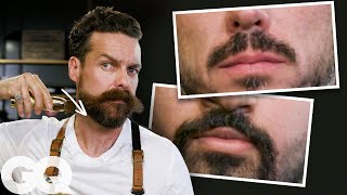 7 Ways To Shave amp Style A Mustache  GQ [upl. by Filia]