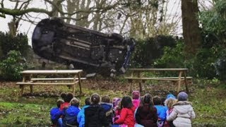 Too much Shocking speeding advert shows children getting crushed by car [upl. by Hut885]