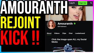 Après xQc cest AMOURANTH qui rejoint KICK [upl. by Pillihpnhoj]