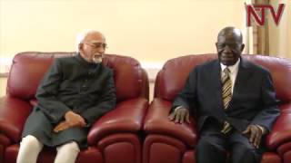 Indian VicePresident visits Uganda [upl. by Illil]