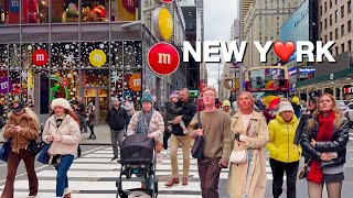 4K🇺🇸NYC Walk🗽Times Square to Billionaires’ Row in New York City  Jan 2024 [upl. by Ihp]