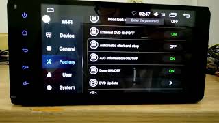 Andriod car radio canbus settings [upl. by Enala]