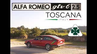 🍀Alfa Romeo GTV6🍀 Enjoy Tuscany Backroads with the Busso Soundtrack [upl. by Osswald639]