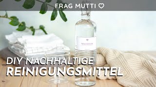 DIY Nachhaltige Reinigungsmittel 🧴 Küchenreiniger Spülmaschinenpulver amp Weichspüler selber machen 🌼 [upl. by Audwin615]