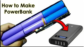 How To Make Power Bank  5v 2 Amp Powerful Power Bank Using Laptop Battery  Homemade PowerBank [upl. by Meirrak]