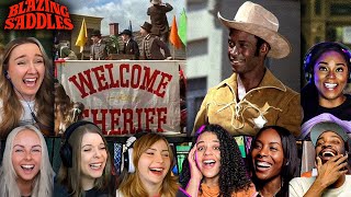 TOP quotThe SHERIFF is Nearquot Reactions Blazing Saddles 1974 Movie Reaction First Time Watching [upl. by Shank800]