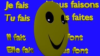 Verbe FAIRE au présent de lindicatif  FAIRE To Do Verb Song  French Conjugation [upl. by Mir]