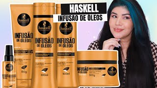 🐴 HASKELL INFUSÃO DE ÓLEOS Nutrição profunda para cabelos super ressecados Vegana [upl. by Win]