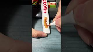 Drawing Nutella on the keyboard shorts diy art tiktok trending [upl. by Dumm740]