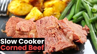 Super Easy Slow Cooker Corned Beef [upl. by Behm]