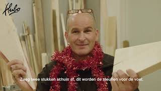 Hubo  Zelf kerstboom van steigerhout maken DIY [upl. by Enilraep254]