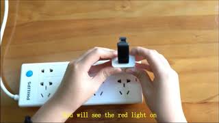 How to charge lintelek fitness tracker [upl. by Yrtnahc]