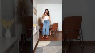 Jeans pode ser elegante ❤️ look shortsvideo lookdodia [upl. by Vilma]