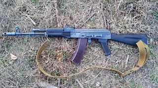 My custom EampL AK74 Airsoft with Real Steel accesories April 2016 [upl. by Kuhlman]