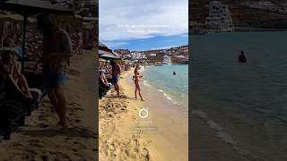 Myconian O beach resort Mykonos shorts mykonos greece beachresort luxuryresort luxurytravel [upl. by Novat]