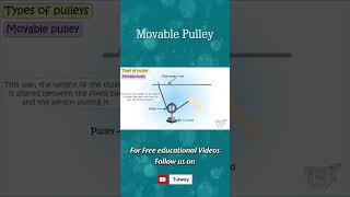 Pulley  Types of Pulley  Movable Pulley  Types Examples Features  Science shorts [upl. by Ykcub]