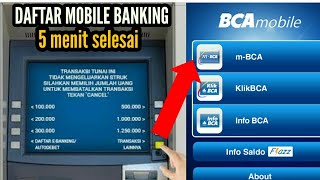 Cara daftar mobile banking BCA MUDAH 5 menit selesai mBanking mBCA [upl. by Bratton]