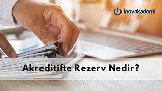 Akreditifte rezerv nedir [upl. by Llerrem]