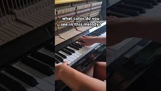 Synesthesia piano music calm trending viral shorts [upl. by Paderna]