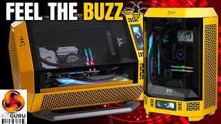 Thermaltake The Tower 300  Bumblebee Build 🐝 [upl. by Llerrom]