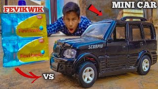 RC Mini Scorpio Car Vs Fevikwik Most Unique Dangerous Experiment  Toy Unbox Wala Ali [upl. by Benjamin]