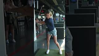 Caitlin Clark amp Lexie Hull golf competition  Indiana Fever WNBA shorts short caitlinclark [upl. by Rekab]