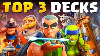 TOP 3 BEST DECKS AFTER THE UPDATE 🏆 [upl. by Nwhas]