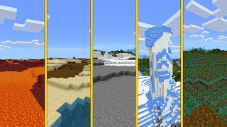 10 НОВЫХ КРУТЫХ БИОМОВ В MINECRAFT PE 11209 [upl. by Elbring529]