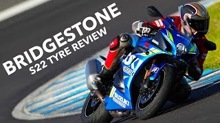 Bridgestone Battlax S22 tyre review with technical insight  BikeSocial [upl. by Mccandless]