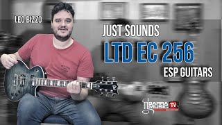 ESP guitars  Ltd EC 256  JUST SOUND  Colbat Blue  Leo Bizzo [upl. by Leibarg]