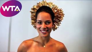 Ana Ivanovics Fan Message after Bali Championship Win 2011  WTA [upl. by Sirronal]