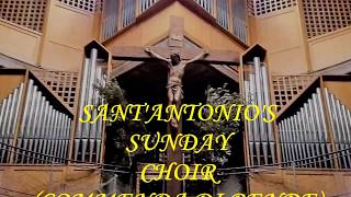 Canto di Madonna povertà Marco Frisina  SantAntonios Sunday Choir 04102017 [upl. by Williams]