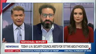 Hillel Neuer on Newsmax quotThe only thing worse than the UN staying silent is when they speakquot [upl. by Indnahc]