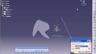 Catia V5 Tuorial68 Body Rotation [upl. by Eustace]