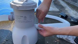 Pool Filter Pump Installation Video [upl. by Adnilreb]