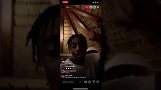 Lil Tjay  Living Lavish Unreleased Snippet 52021 Instagram Live [upl. by Epilif]