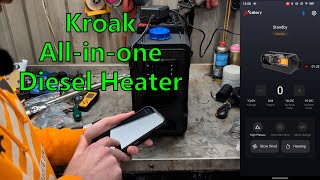 KROAK 12V Portable Diesel Air Heater  AllinOne Parking Heater [upl. by Luwana800]