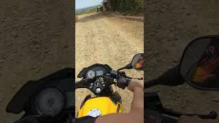 rouser ns 125 lang sakalam sa rough road [upl. by Llednyl]