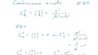 Combinaisons simples Propriétés [upl. by Brink]