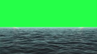 SeaOcean animated Green Screen 1 1080p [upl. by Imoyaba]