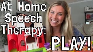 HOW TO PLAY WITH A CHILD USING SPEECH amp LANGUAGE SKILLS At Home Therapy for Late Talking Toddlers [upl. by Cato671]