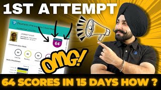 PTE exam review 64 Scores in 15 days how to get 7 bands  Gurwinder Sir [upl. by Notffilc908]