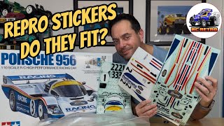 e330 Will Rothmans Racing Reproduction Stickers Fit Lets Unbox The Tamiya Porsche 956 amp Find Out [upl. by Ahsienak]