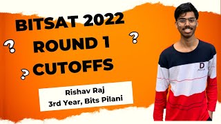 BITSAT 2022 1st ROUND CUTOFFS  BITSAT QUERIES  BITS PILANI [upl. by Mellins]