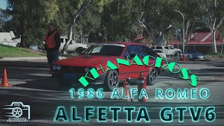 86 Alfa Romeo Alfetta GTV6  Khanacross  Midvale Super Dome  22 Jul 23 [upl. by Neill]