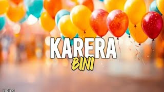 BINI  Karera Lyrics [upl. by Veron277]