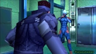 Metal Gear Solid  Solid Snake vs Gray Fox  Boss Fight  Shadow Moses  HD [upl. by Etnuad]