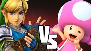 Link VS Toadette  Mario Kart 8 Deluxe BATTLES [upl. by Derrik152]