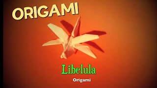 LIBELULA EN ORIGAMI [upl. by Ihel]